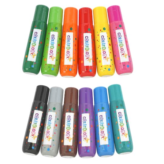 8 Packs: 12 ct. (96 total) Rainbow Washable Dot Markers by Creatology&#x2122;